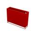 Vondom Vela Resin Planter Box Resin/Plastic in Red | 35.5 H x 47.25 W x 11.75 D in | Wayfair 54038R-RED