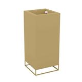 Vondom Vela Resin Pot Planter Resin/Plastic in Brown | 35.5 H x 15.75 W x 15.75 D in | Wayfair 54049R-BEIGE