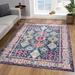 Blue/Navy 27 x 0.4 in Area Rug - Corrigan Studio® Kymiere Abstract Navy Blue Area Rug Polypropylene | 27 W x 0.4 D in | Wayfair