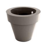 Vondom Maceta Resin Pot Planter Resin/Plastic in Brown | 40.75 H x 47.25 W x 47.25 D in | Wayfair 40112RF-TAUPE