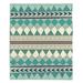 Union Rustic Jess Mint Native Forest Blanket Polyester | 51" x 60" | Wayfair 11BC2C6177C54FB285B63CE6796C4895