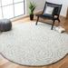 Blue/White 84 x 0.2 in Indoor Area Rug - Dakota Fields Daniel Geometric Handmade Tufted Wool Blue/Beige Area Rug Wool | 84 W x 0.2 D in | Wayfair