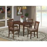 Lark Manor™ Adonica Butterfly Leaf Rubberwood Solid Wood Dining Set Wood in Brown/Red | 30 H in | Wayfair 5ED90767B9D043B9B27BE201B1848C0C