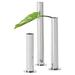 Orren Ellis 3 Piece Hatcher 10" Metal Table Vase Set Metal in Gray | 10 H x 2 W x 2 D in | Wayfair BDD0A54B683B4AD1A709BA2A8B8A1288