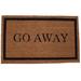 Latitude Run® Aadvika Go away Coir Standard 30" x 19" Non-Slip Outdoor Door Mat Coir in Brown | Wayfair D2132E52A324494E8A77BC5F430CC730