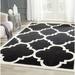 Black/White 30 x 0.63 in Area Rug - Winston Porter Cannen Hand-Tufted Wool Black/Ivory Area Rug Wool | 30 W x 0.63 D in | Wayfair