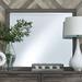 Gracie Oaks Elem Beveled Dresser Mirror Wood in Brown/Gray | 36 H x 41 W x 1 D in | Wayfair 8397DFE25FB44F88BE73828C54A6DC3D