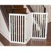 Tucker Murphy Pet™ Free Standing Pet Gate Wood (a more stylish option) in Brown, Size 36.0 H x 80.0 W x 1.0 D in | Wayfair
