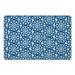 Blue 27 x 18 x 1 in Kitchen Mat - Prep & Savour Benicio Radial Shibori Kitchen Mat Synthetics | 27 H x 18 W x 1 D in | Wayfair