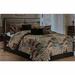 World Menagerie Camargue Animal Print Faux Fur Comforter Set Polyester/Polyfill/Microfiber in Brown | Full Comforter + 6 Additional Pieces | Wayfair