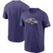 Men's Nike Purple Baltimore Ravens Primary Logo T-Shirt