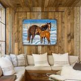 Wildon Home® Getty Horses Wood Block Wood in White | 36 H x 7 W x 1 D in | Wayfair 0D36EF5D4F4D406F94B21CEBB536137C