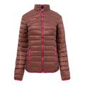 IZAS Griechenland Daunenjacke, Damen L braun/Fuchsia