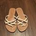 American Eagle Outfitters Shoes | American Eagle Strappy Braided Sandals | Color: Brown/White | Size: 8