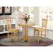 Charlton Home® Smyth Counter Height Rubberwood Solid Wood Dining Set Wood in Brown | Wayfair 25BB5B77E36443C98DCA33671F2F4BFF