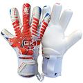 GK Saver football goalkeeper gloves Protech 401 Union contact pro negative cut professional goalie gloves size 6 to 11 removable finger save gloves (NO FINGERSAVE NO PERSONALIZATION, SIZE 7)