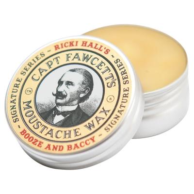 Captain Fawcett's Ricki Hall's Booze & Baccy Moustache Wax 15 ml Herren Image