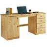 Bureau en pin manager, vernis naturel