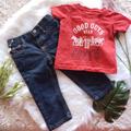Levi's Matching Sets | 2pc Baby Clothing Jeans And Levi's Shirt | Color: Red | Size: 18mb
