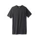 Men's Big & Tall Shrink-Less™ Lightweight Longer-Length Crewneck Pocket T-Shirt by KingSize in Heather Charcoal (Size 3XL)