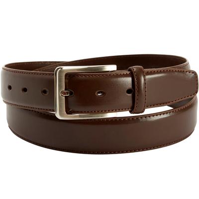 Men's Big & Tall Premium Dress Belt by KingSize in Dark Brown (Size 52/54)