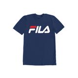 Men's Big & Tall FILA® Short-Sleeve Logo Tee by FILA in Navy (Size 2XL)