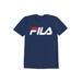 Men's Big & Tall FILA® Short-Sleeve Logo Tee by FILA in Navy (Size 2XL)