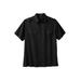 Men's Big & Tall Short Sleeve Pilot Shirt by Boulder Creek® in Black (Size 3XL)