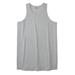 Men's Big & Tall Shrink-Less™ Lightweight Longer-Length Tank by KingSize in Heather Grey (Size 3XL) Shirt