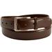 Men's Big & Tall Premium Dress Belt by KingSize in Dark Brown (Size 44/46)