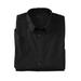Men's Big & Tall KS Signature Wrinkle-Free Short-Sleeve Dress Shirt by KS Signature in Black (Size 17)