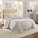 Ella European Matelassé Coverlet Set by Sky Home in Gray (Size TWIN)