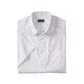 Men's Big & Tall KS Signature Wrinkle-Free Short-Sleeve Dress Shirt by KS Signature in White (Size 20)