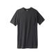 Men's Big & Tall Shrink-Less™ Lightweight Longer-Length Crewneck Pocket T-Shirt by KingSize in Heather Charcoal (Size XL)