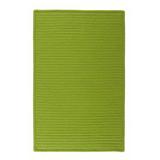 Simple Home Solid Rug by Colonial Mills in Bright Green (Size 6'W X 9'L)