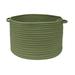 Simply Home Solid Basket by Colonial Mills in Moss Green (Size 24X24X14)