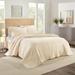 Ella European Matelassé Coverlet Set by Sky Home in Ivory (Size TWIN)