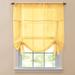 Wide Width BH Studio Sheer Voile Tie-Up Shade by BH Studio in Daffodil (Size 44" W 63" L) Window Curtain