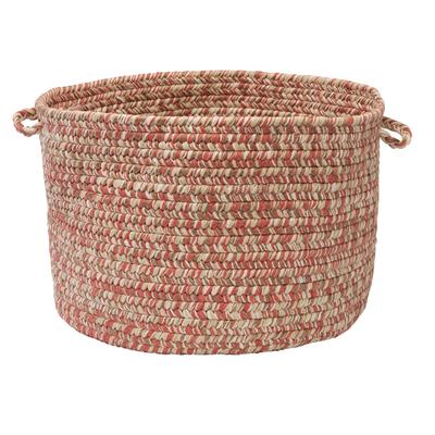 Corsica Basket by Colonial Mills in Rose (Size 14X14X10)