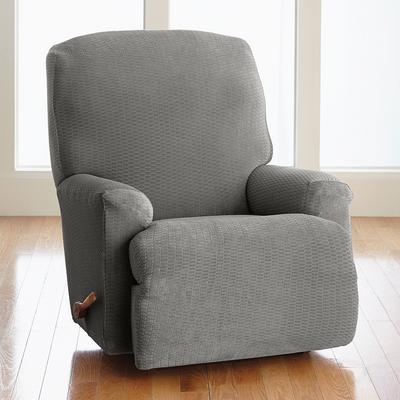 BH Studio Brighton Stretch Recliner Slipcover by BH Studio in Charcoal