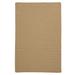 Simple Home Solid Rug by Colonial Mills in Sand (Size 2'W X 4'L)