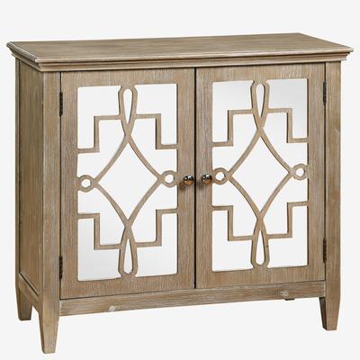 Lucy Accent Chest With Mirrored Doors by 4D Concep...