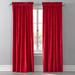 Wide Width BH Studio Velvet Rod-Pocket Panel by BH Studio in Santa Red (Size 50" W 95" L) Window Curtain