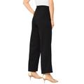 Plus Size Women's Wide-Leg Bend Over® Pant by Roaman's in Black (Size 22 W)