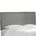 Lorel Slipcover Headboard by Skyline Furniture in Linen Grey (Size TWIN)