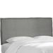 Lorel Slipcover Headboard by Skyline Furniture in Linen Grey (Size TWIN)