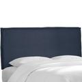 Lorel Slipcover Headboard by Skyline Furniture in Linen Navy (Size QUEEN)