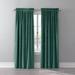 Wide Width BH Studio Velvet Rod-Pocket Panel by BH Studio in Mistletoe Green (Size 50" W 84" L) Window Curtain