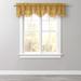 BH Studio Sheer Voile Layered Valance by BH Studio in Gold Window Curtain