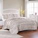 Bella Ruffle Quilt Set by Greenland Home Fashions in Ivory (Size TWIN)